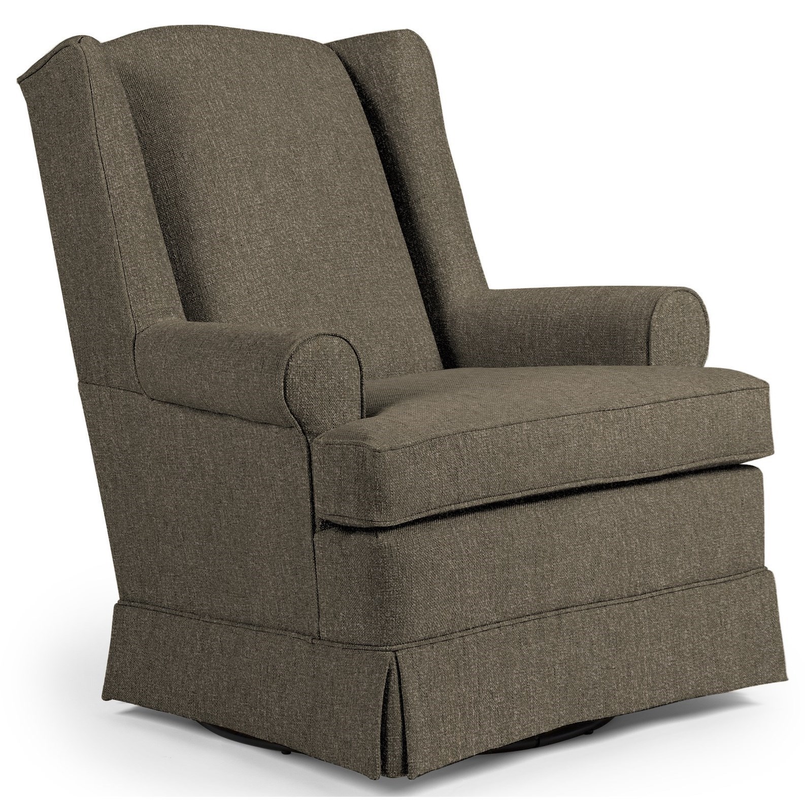 Best Home Furnishings Roni 7197 Roni Skirted Swivel Glider Chair